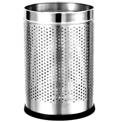 Heavy Duty Perforated Steel Waste Bin