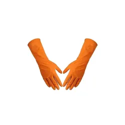 Heavy Duty Rubber Hand gloves (1 Pair) for Dishwashing gardening