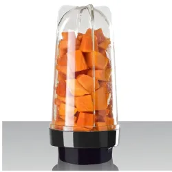 Heavy & Unbreakable bullet mixer grinder jar with free lid