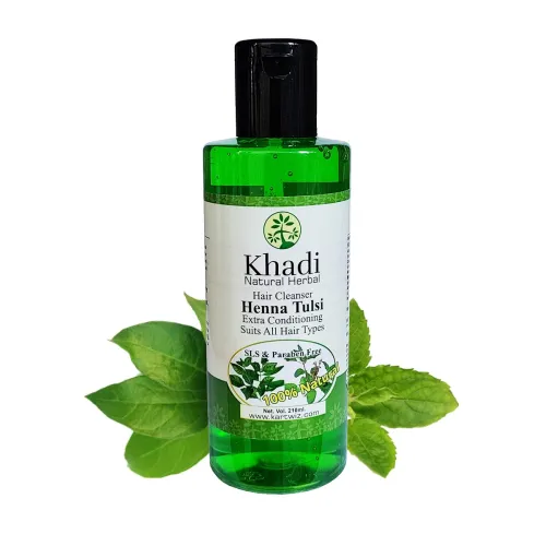 Image of Heena Tulsi Extra Conditioner Shampoo 210ml