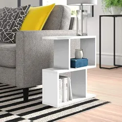 Heera Moti ZL Side Table / End Table (White)