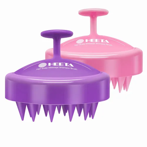 Image of HEETA Scalp Massager Shampoo Brush Po2
