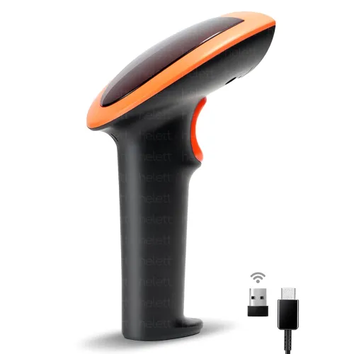 Image of Helett HT20pro Wireless 2D & 1D Barcode Scanner (Bluetooth + USB + 2.4 GHz)