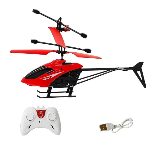 Image of Helicopter with Radio Remote Control & Hand Sensor Toy