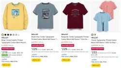 HELLCAT Boys T-shirts at minimum 82% Discount         