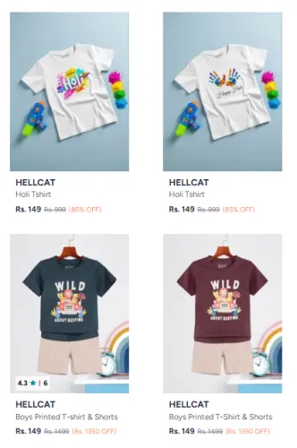 Image of Hellcat Boys Wear starting @ ₹149