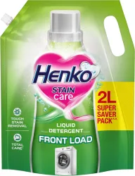 Henko Stain Care Detergent Liquid Front Load Fresh Liquid Detergent (2 L)