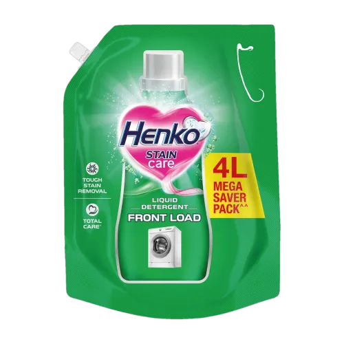 Image of Henko Stain Care Detergent Liquid Front Load Liquid Detergent Fresh Liquid Detergent (4 L)