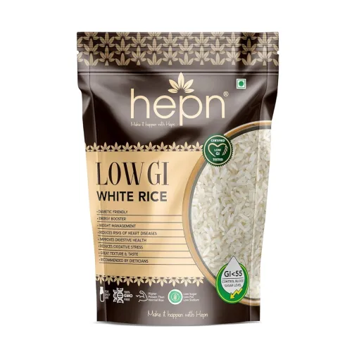 Image of hepn Low GI White Rice (900g) | Sona Masuri Rice | Telengana Sona | Clinically Proven, Scientist Approved RNR 15048 Rice