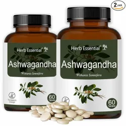 Herb Essential Ashwagandha Tablets, 500mg, 120 Tablets