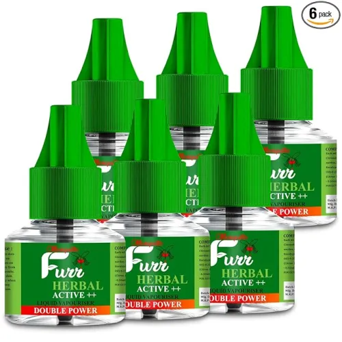 Image of Herbal Active++ Mosquito Vaporiser Refill 45 ml – Pack of 6