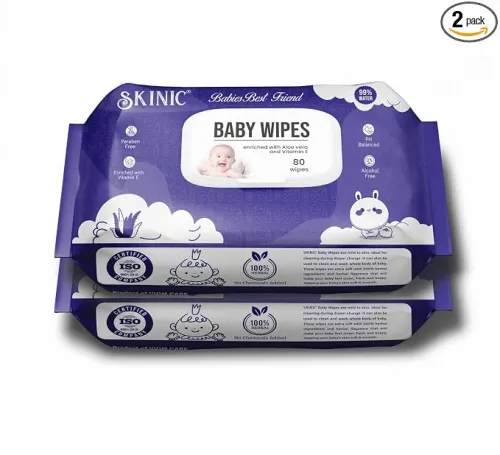 Image of Herbal Baby Wipes | Alcohol-Free, Chemical-Free, Paraben-Free | Gentle & Safe for Babies’ Sensitive Skin | Resealable Li