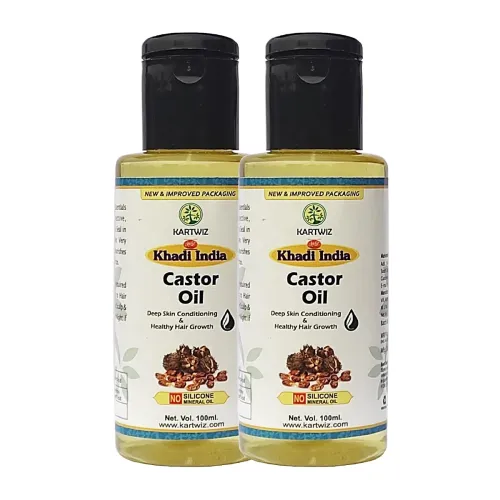 Image of herbal Castor Oil, 200ml (Pack of 2)