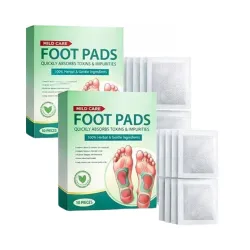 Herbal Detox Foot Patch with Bamboo Vinegar, Pack of 2