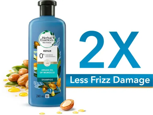Image of Herbal Essences Argan Oil of Morocco - For Hair Repair and No Frizz- No Paraben, No Colorants SHAMPOO (240 ml)