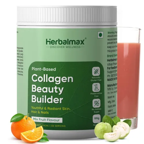 Image of Herbal max 100% Veg Collagen Builder - 195g