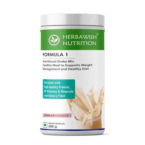 Image of Herbawish Formula 1 Vanilla Shake (500g)