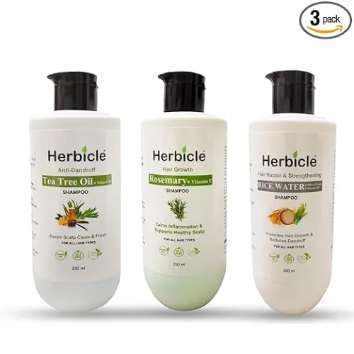 Image of Herbicle Rosemary & Tea Tree Natural Shampoo 250ml