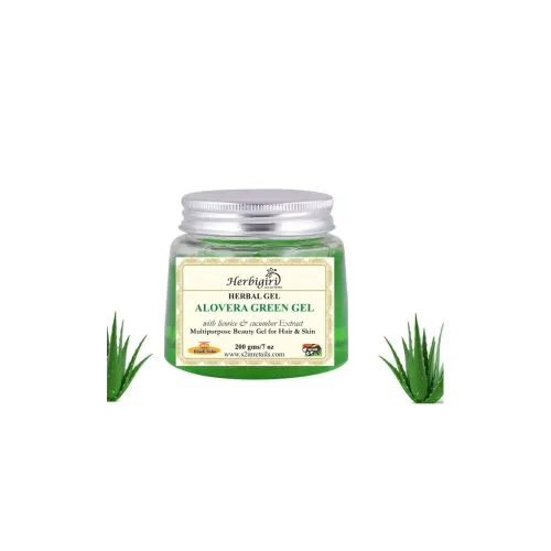 Image of Herbigiri Herbal 100% Pure & Natural Alovera Gel(Green) For Glowing Screen l