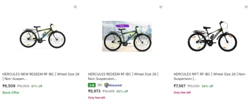 Image of Hercules Stimulus Cycle upto 65% Discount