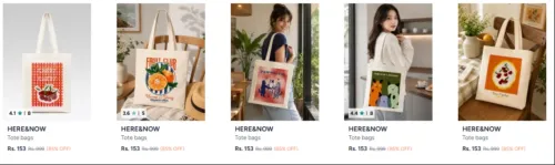 Image of Here And Now Handbags upto 85% Discount