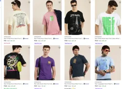 Here & Know Men Tshirt Starting @ ₹78