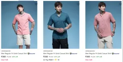 Here Now Casual Shirts Minimum 60% Discount
