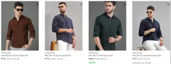 Here & Now Casual Shirts upto 72% Discount