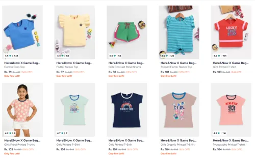 Image of Here & Now Clothing Baby Girls Up-to 90% Discount