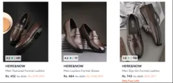 HERE&NOW mens formal shoes up to 86% discount