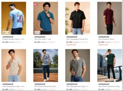 Here & Now Mens Shirt Starting @ ₹ 200