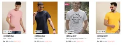 Here & Now Men Tshirt Starting @ ₹160
