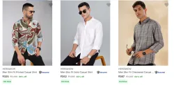 Here & Now Mens Casual Shirts upto 86% Discount