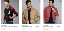 HERE & NOW Mens Jackets upto 74% Discount