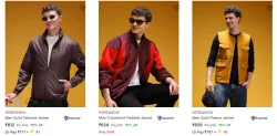HERE & NOW Mens Jackets upto 76% Discount