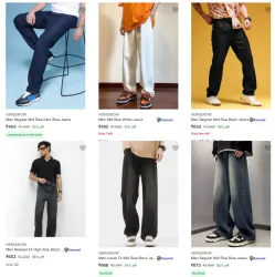 HERE&NOW Mens Jeans Upto 82% Discount