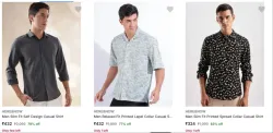 HERE&NOW Men's Shirts upto 83% discount