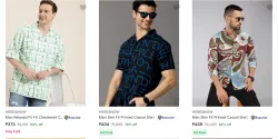 Here & Now Mens Shirts upto 83% Discount
