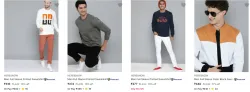 Here & Now Mens Sweatshirts upto 77% Discount