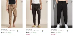 Here & Now Mens Track Pants upto 80% Discount