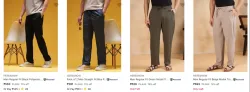 Here Now Mens Trousers at minimum 70% Discount