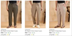 HERE&NOW Men's Trousers upto 80% discount