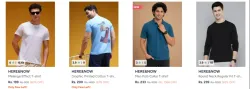 HERE&NOW mens t-shirt at starting ₹199