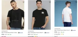 Here Now Mens T Shirts Starting @ ₹118