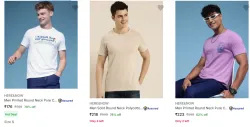 Here Now Mens T Shirts Starting @ ₹176