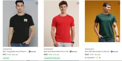 Here & Now Mens T-Shirts starting at ₹171