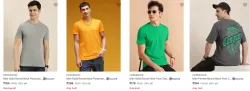 Here & Now Mens T-Shirts upto 85% Discount