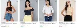 Here & Now Womens Tops at minimum 70% Discount