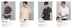 Here &Now Mens Shirts at minimum 80% Discount