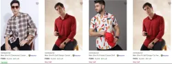 Here Now Casual Mens Shirts Upto 84% Discount